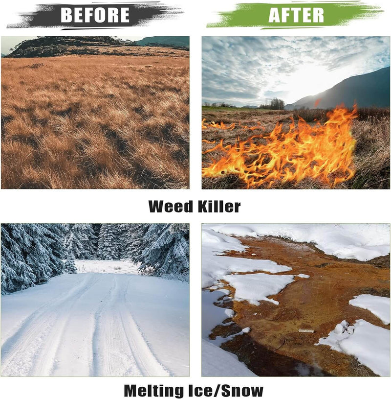 800,000 BTU Propane Torch Weed Burner - Heavy-Duty Outdoor Flame Weeder for Efficient Weed Control