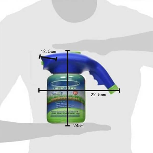 Liquid Grass Seed Spray System - Easy Lawn Green Fertilizer & Seeder for Lush, Healthy Grass