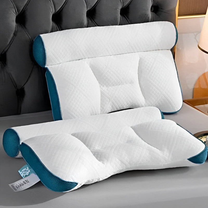 Ergonomic Goose Down Pillow - Cervical Support & Comfort for Enhanced Sleep Quality