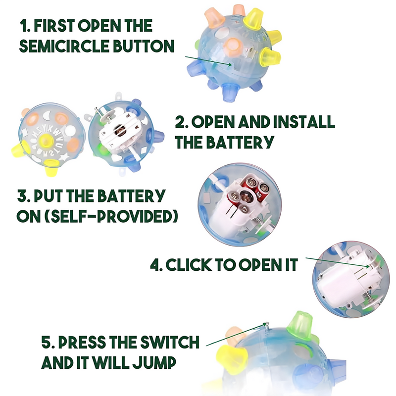 Interactive Jumping Activation Ball for Dogs - Engaging Toy for Active Play and Exercise