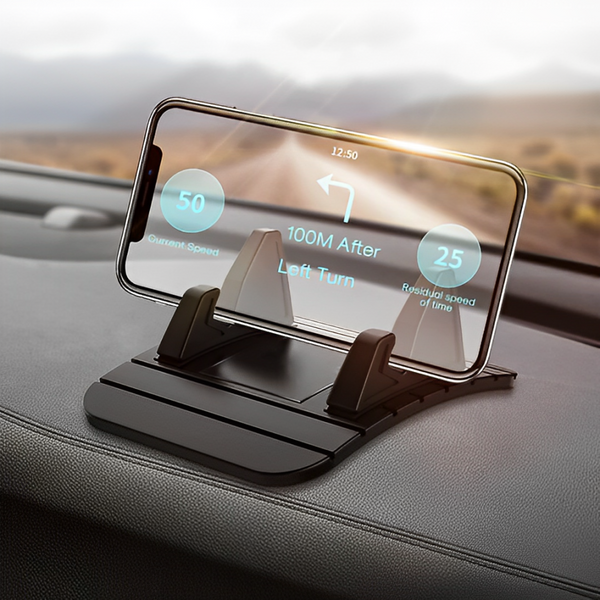 Non-Slip Car Phone Holder - Universal Dashboard Mount for Secure Device Grip & Easy Access