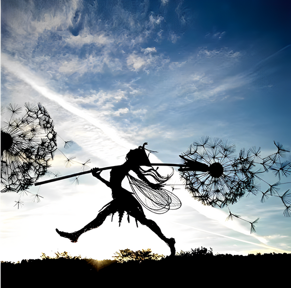 Enchanting Fairy Steel Garden Sculptures - Durable Outdoor Art for Magical Landscapes