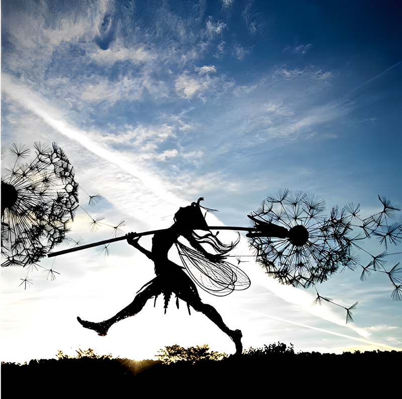Enchanting Fairy Steel Garden Sculptures - Durable Outdoor Art for Magical Landscapes
