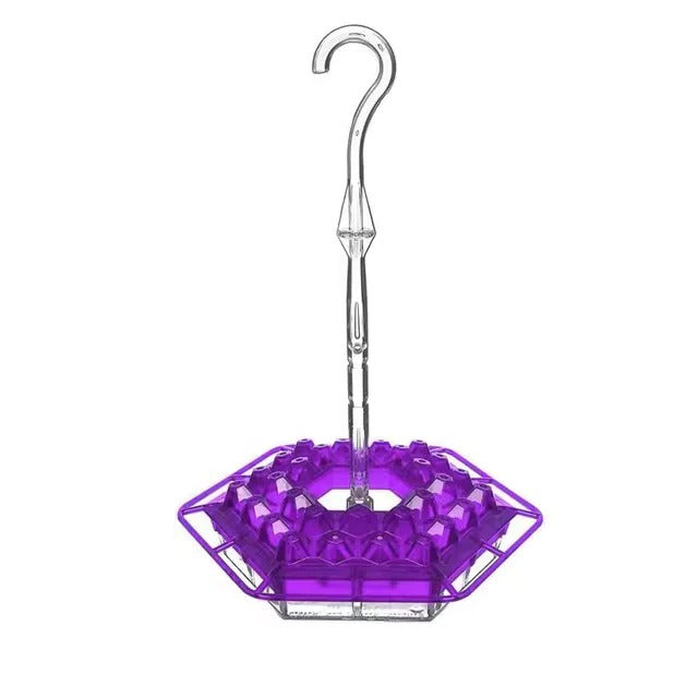 Ant-Proof Hummingbird Feeder with Hanging Perch - Durable Outdoor Bird Feeder for Gardens