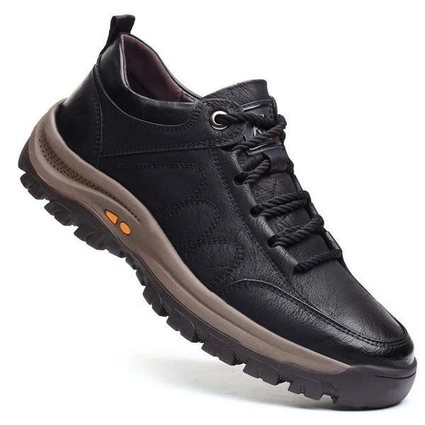Men's Orthopedic Leather Shoes - Comfortable Supportive Footwear for All-Day Wear
