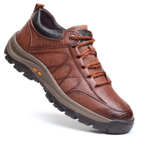 Men's Orthopedic Leather Shoes - Comfortable Supportive Footwear for All-Day Wear