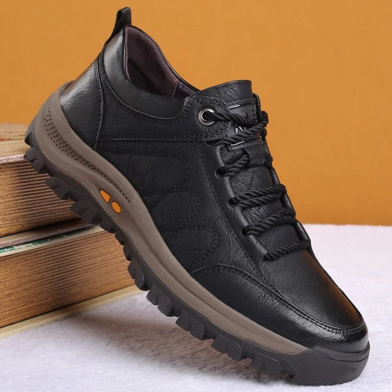 Men's Orthopedic Leather Shoes - Comfortable Supportive Footwear for All-Day Wear