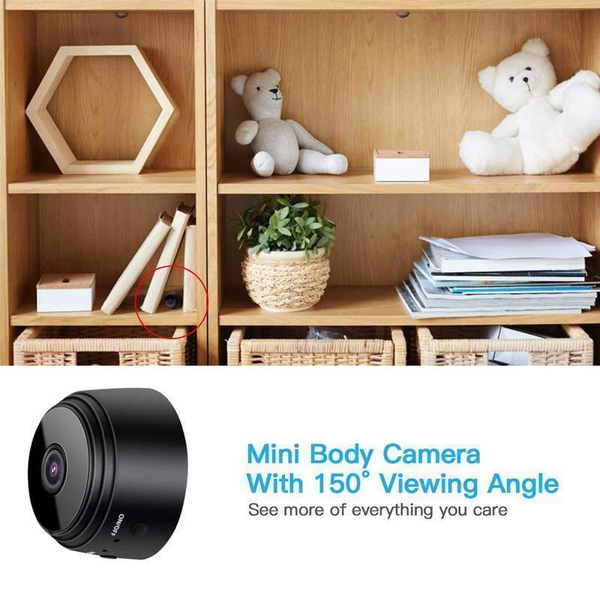 1080p Magnetic WiFi Mini Camera - Compact Wireless Surveillance Camera with Night Vision & Motion Detection