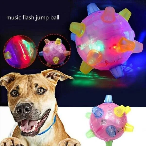 Interactive Jumping Activation Ball for Dogs - Engaging Toy for Exercise & Play