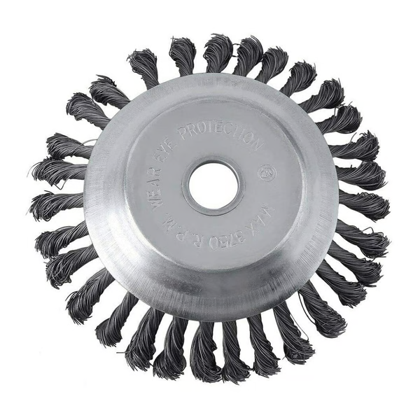Heavy-Duty Carbon Steel Weed Brush & Trimmer - Durable Garden Tool for Efficient Weed Removal