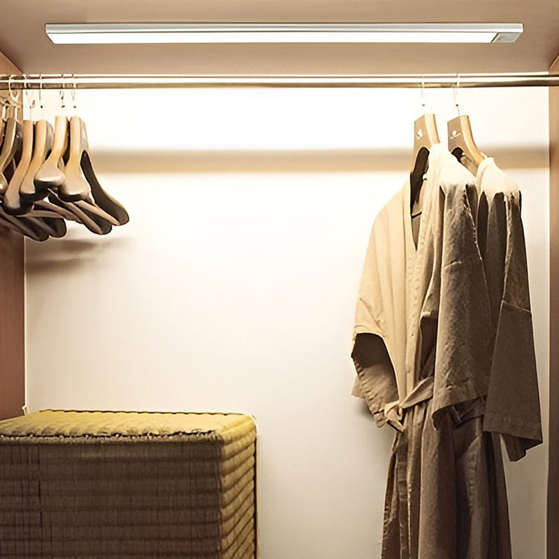 Rechargeable Wireless LED Under Cabinet Wall Light with Motion Sensor - Battery Operated & Easy Installation