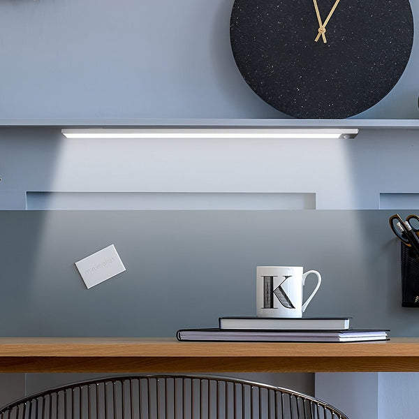 Rechargeable Wireless LED Under Cabinet Wall Light with Motion Sensor - Battery Operated & Easy Installation