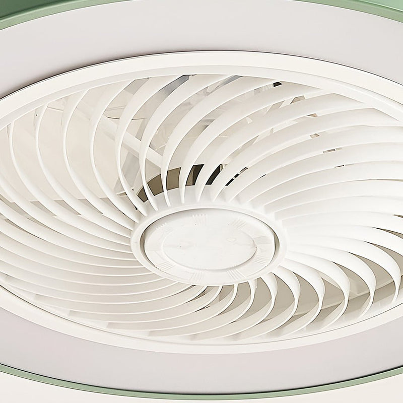Smart Inverter Bladed Ceiling Fan with Remote Control & LED Light - Energy-Efficient Wind-Guiding Design