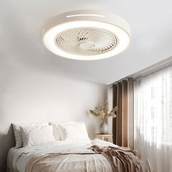 Smart Inverter Bladed Ceiling Fan with Remote Control & LED Light - Energy-Efficient Wind-Guiding Design