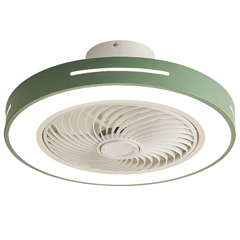 Smart Inverter Bladed Ceiling Fan with Remote Control & LED Light - Energy-Efficient Wind-Guiding Design