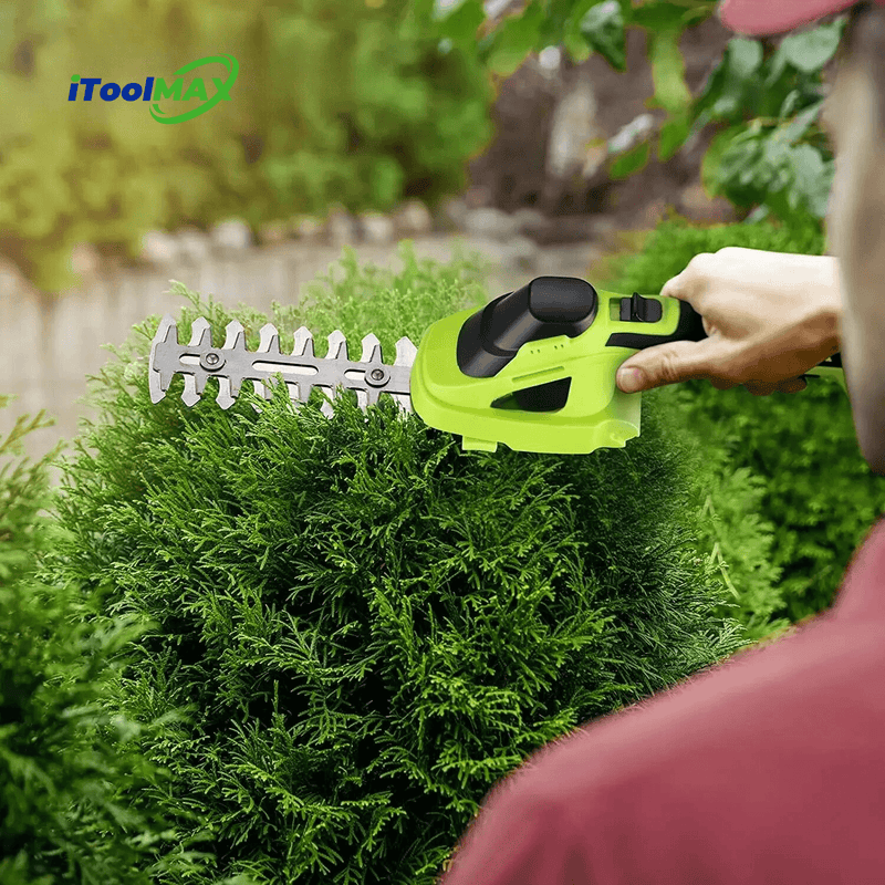 2-in-1 Cordless Shears & Hedge Trimmer - Versatile Garden Tool for Effortless Trimming & Shaping