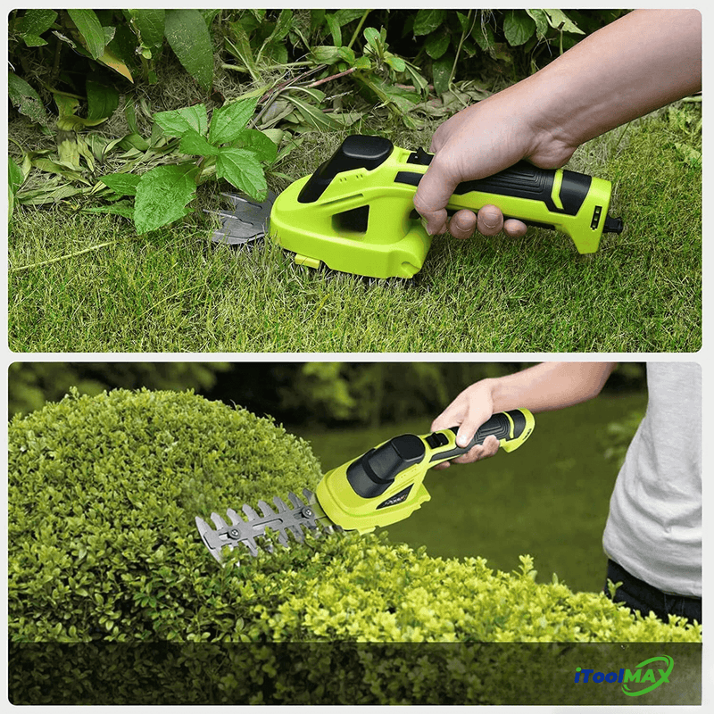 2-in-1 Cordless Shears & Hedge Trimmer - Versatile Garden Tool for Effortless Trimming & Shaping