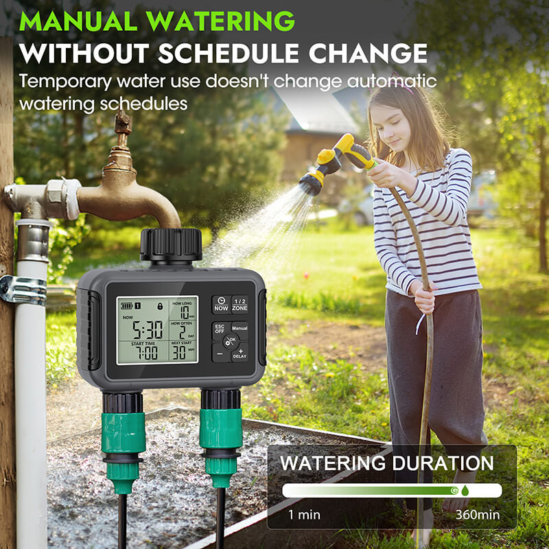 Smart Sprinkler Water Timer with Programmable Settings - Automatic Irrigation Controller for Efficient Watering