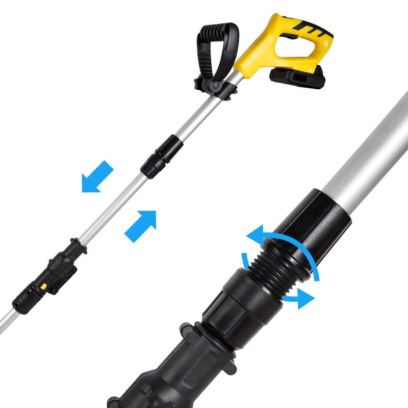Battery-Powered Cordless Electric Tiller & Cultivator - Effortless Soil Preparation Garden Tool for Easy Gardening