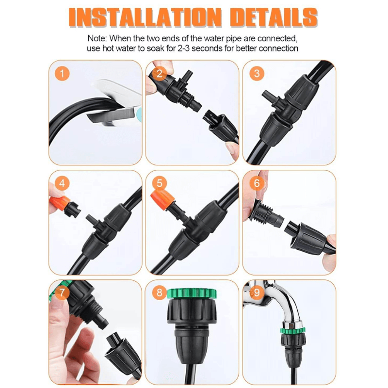 Fog-Cooled Automatic Irrigation System for Efficient Watering | Smart Garden Sprinkler System