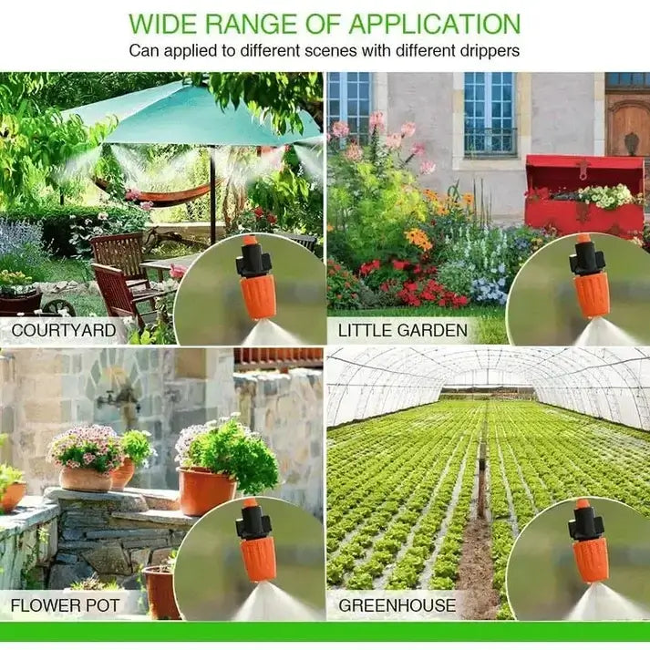 Fog-Cooled Automatic Irrigation System for Efficient Watering | Smart Garden Sprinkler System