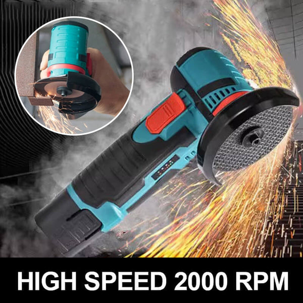 Compact Brushless Mini Angle Grinder - High Performance, Lightweight, and Versatile for Precision Cutting and Grinding