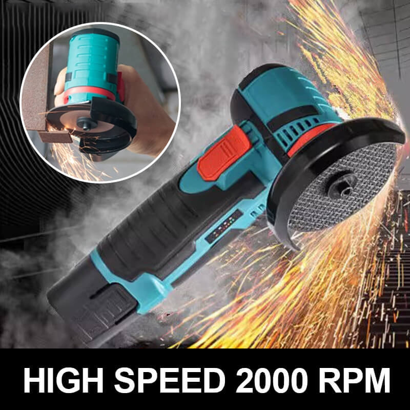 Compact Brushless Mini Angle Grinder - High Performance, Lightweight, and Versatile for Precision Cutting and Grinding