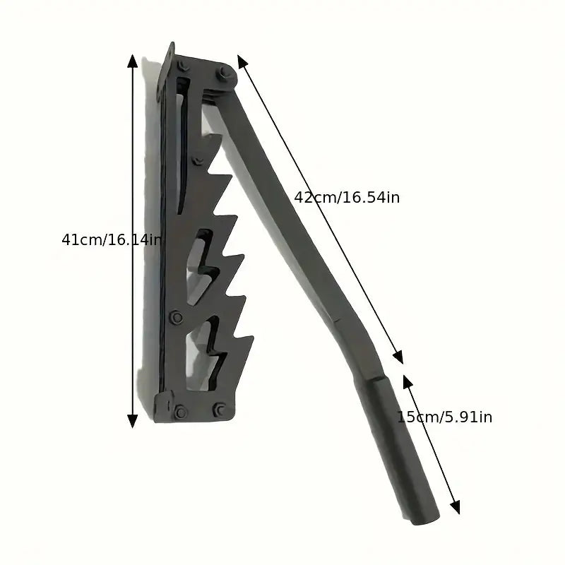 Wall-Mounted Firewood Kindling Splitter - Heavy-Duty Wood Splitter for Efficient Kindling Preparation