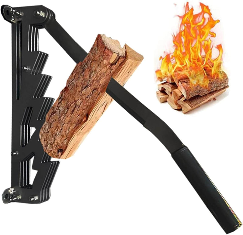 Wall-Mounted Firewood Kindling Splitter - Heavy-Duty Wood Splitter for Efficient Kindling Preparation