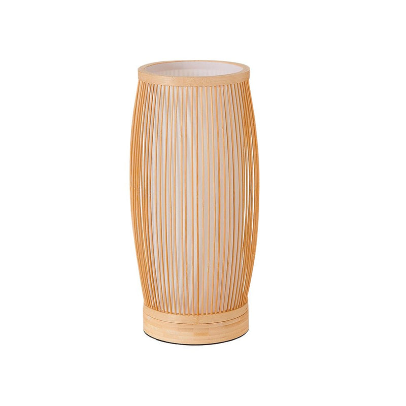 Japanese Bamboo LED Table Lamp - Elegant Lantern Design for Home Décor & Ambient Lighting