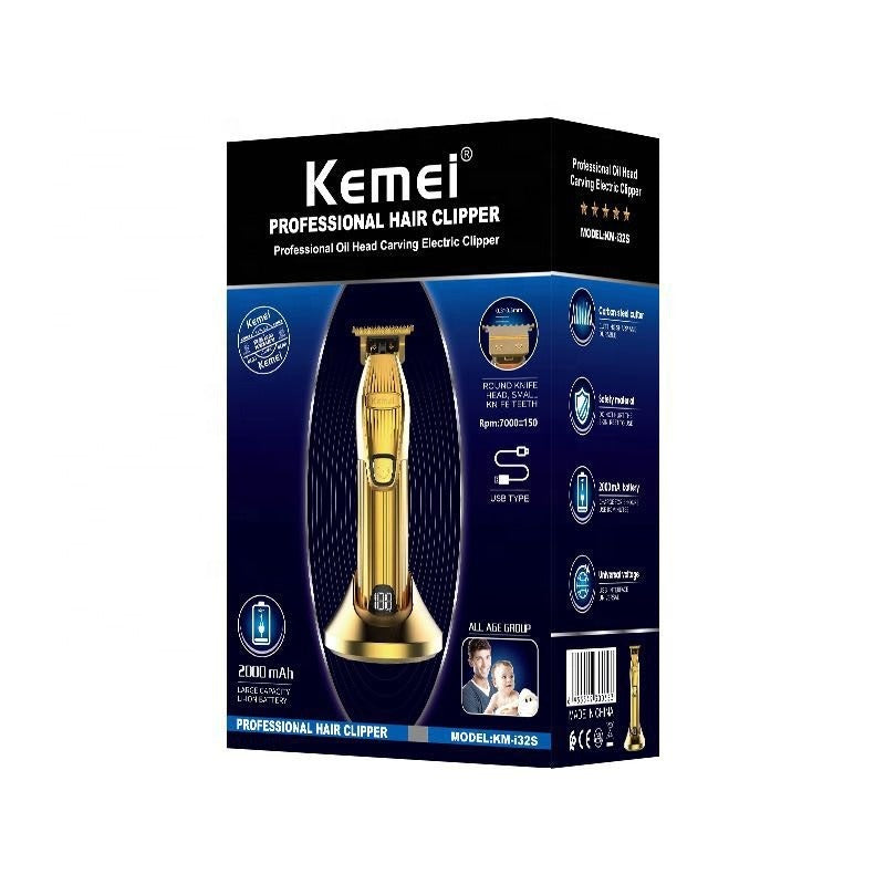 GoldLUX Pro Professional Hair Trimmer - Precision Grooming Tool for Barbers & Home Use