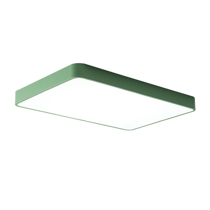 Square LED Flush Mount Ceiling Light - Modern Kids & Baby Room Lighting for Living Room & Bedroom