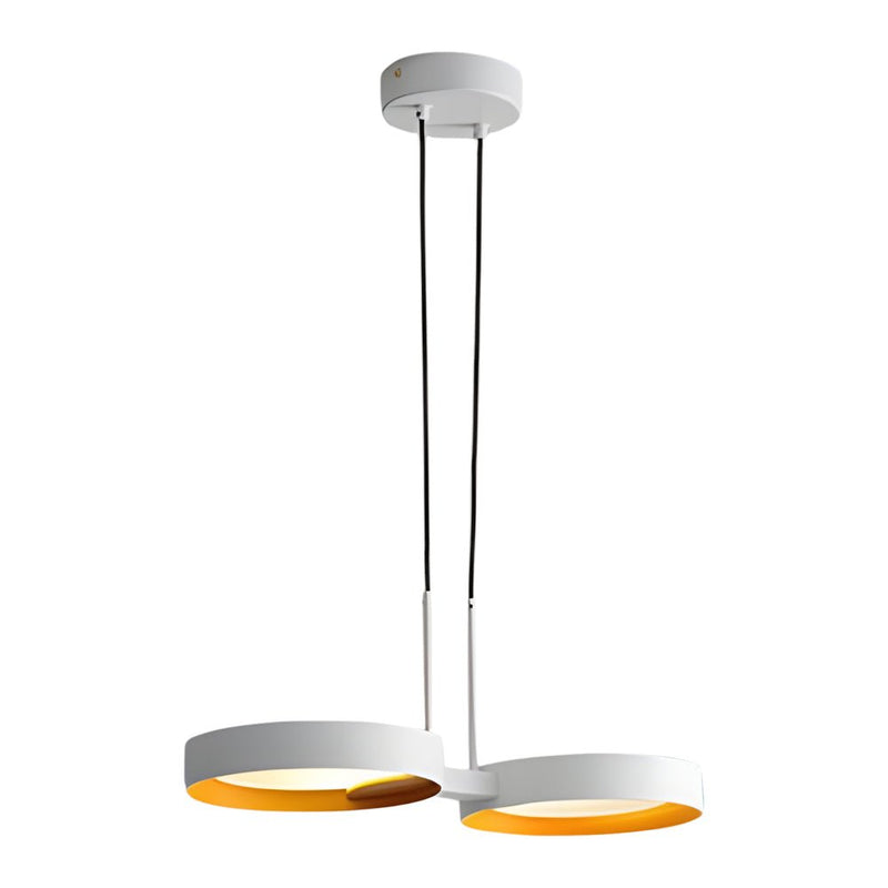 Elegant 1-9 Light Chandelier with Light Guide Ring - Modern Ceiling Fixture for Home Decor