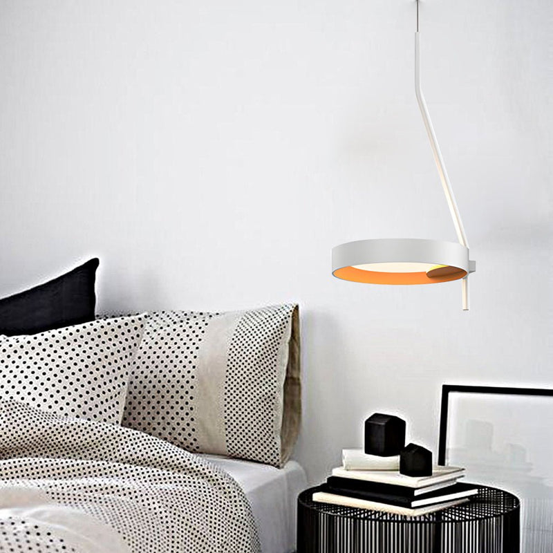 Elegant 1-9 Light Chandelier with Light Guide Ring - Modern Ceiling Fixture for Home Decor