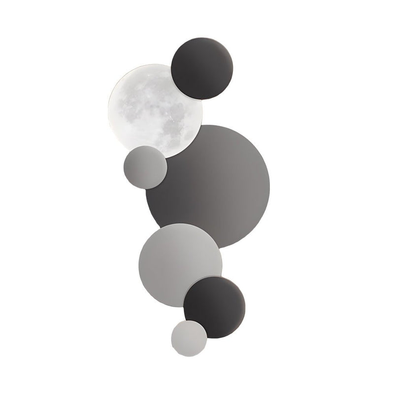 Lunar Glow Modern Round LED Wall Sconce - Energy-Efficient Decorative Lighting for Home & Office