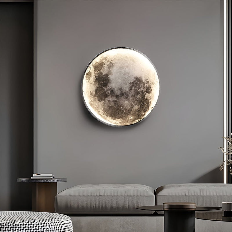 Lunar Moon Dimmable LED Modern Wall Sconce - Stylish Wall Lamp for Ambient Lighting