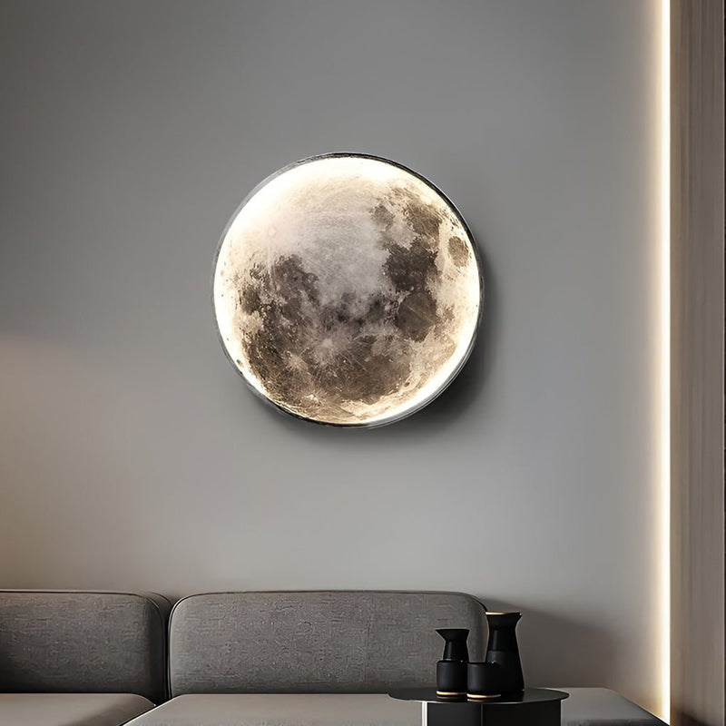 Lunar Moon Dimmable LED Modern Wall Sconce - Stylish Wall Lamp for Ambient Lighting