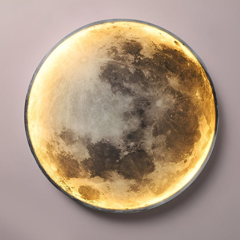 Lunar Moon Dimmable LED Modern Wall Sconce - Stylish Wall Lamp for Ambient Lighting