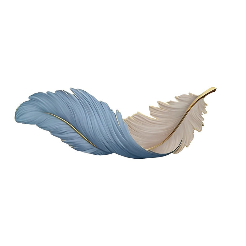Luxury LED Wall Lights with Creative Feather Design - Remote Control, USB Powered, DC 5V Modern Lighting