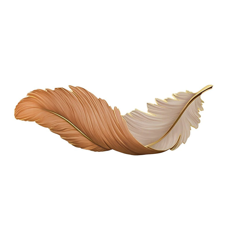 Luxury LED Wall Lights with Creative Feather Design - Remote Control, USB Powered, DC 5V Modern Lighting