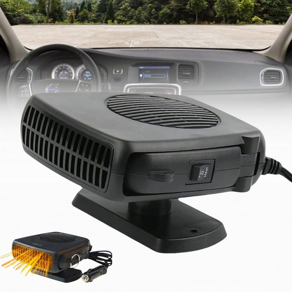 150W/300W 12V Ceramic Car Heater & Fan – Fast Heating Portable Car Heater for Winter Comfort