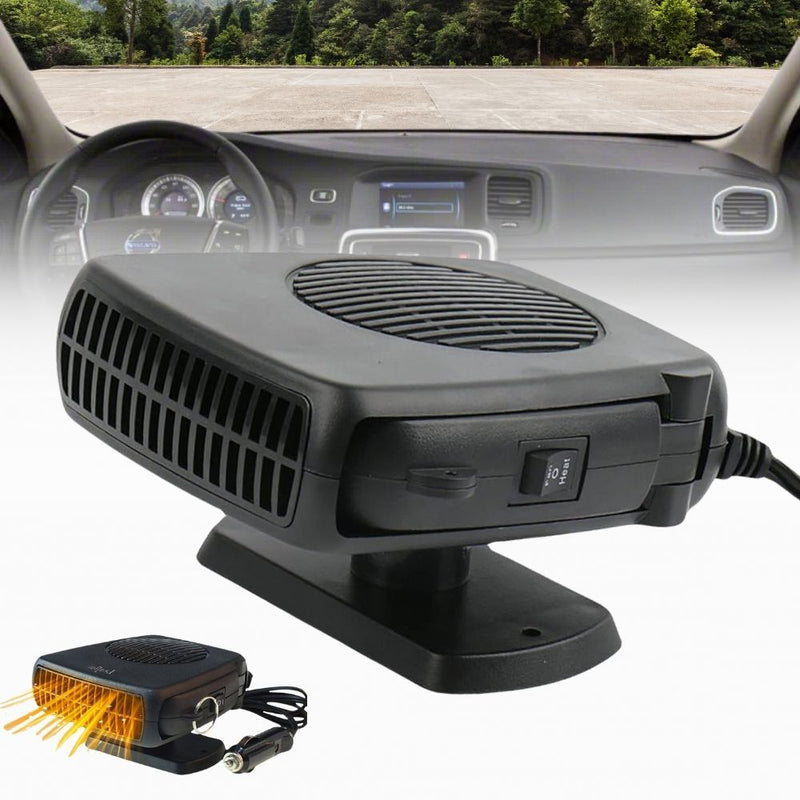 150W/300W 12V Ceramic Car Heater & Fan – Fast Heating Portable Car Heater for Winter Comfort