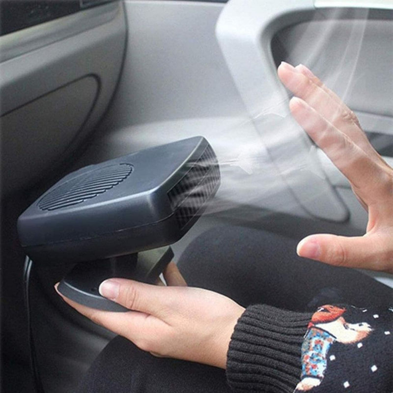 150W/300W 12V Ceramic Car Heater & Fan – Fast Heating Portable Car Heater for Winter Comfort