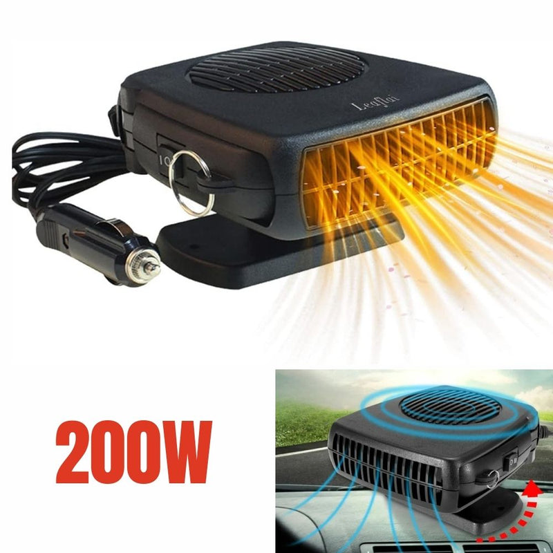150W/300W 12V Ceramic Car Heater & Fan – Fast Heating Portable Car Heater for Winter Comfort