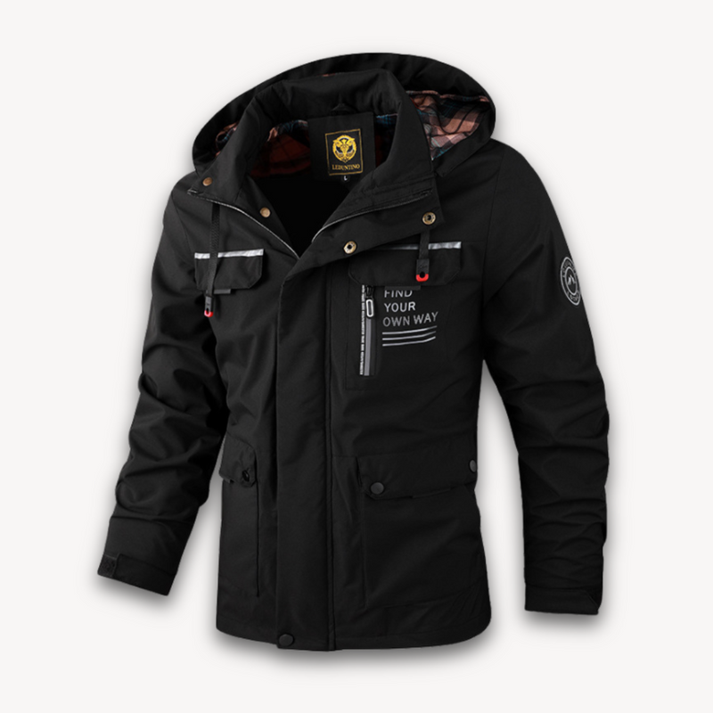 Men's Lightweight Waterproof Hooded Summer Jacket - Breathable, Stylish & Versatile - 4 Color Options Available