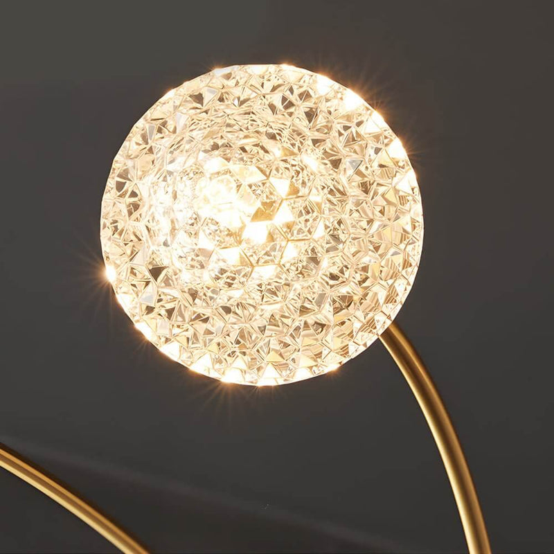 Elegant Millender 8-Head Crystal Ball Chandelier - Stunning Lighting Fixture for Home Decor