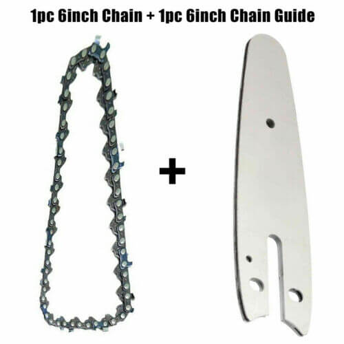 4" & 6" Replacement Parts for Mini Electric Chainsaw - High-Quality Accessories for Efficient Cutting