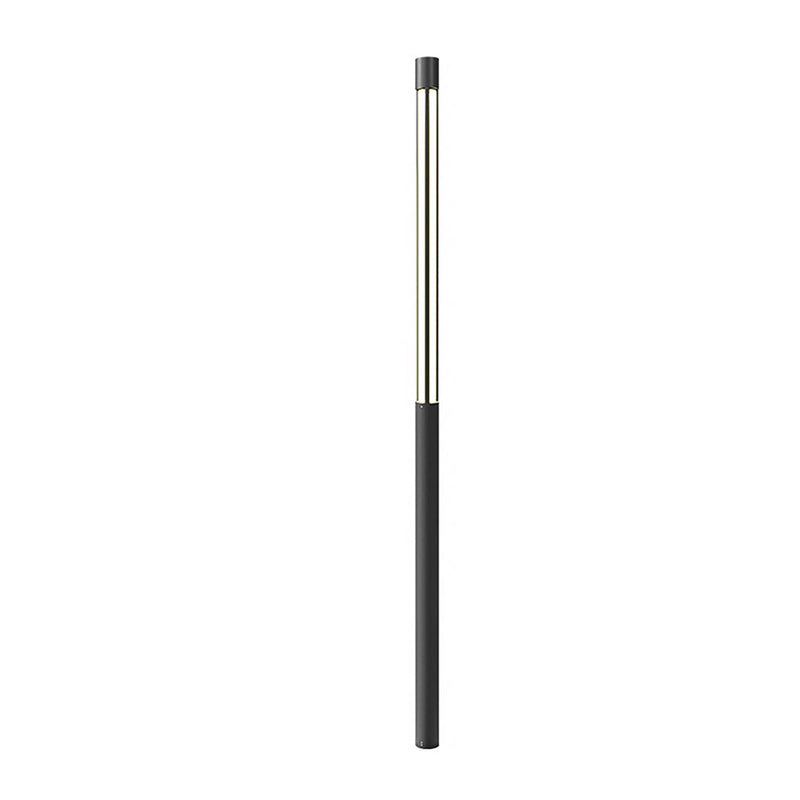 Modern Black Cylinder LED Outdoor Landscape Bollard Lights - Stylish & Energy-Efficient Illumination for Pathways & Gardens