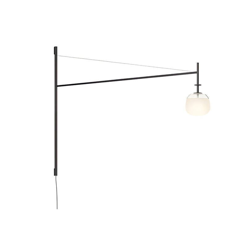 Modern Minimalist Metal Long Arm LED Wall Sconce - Tempo Design for Stylish Lighting
