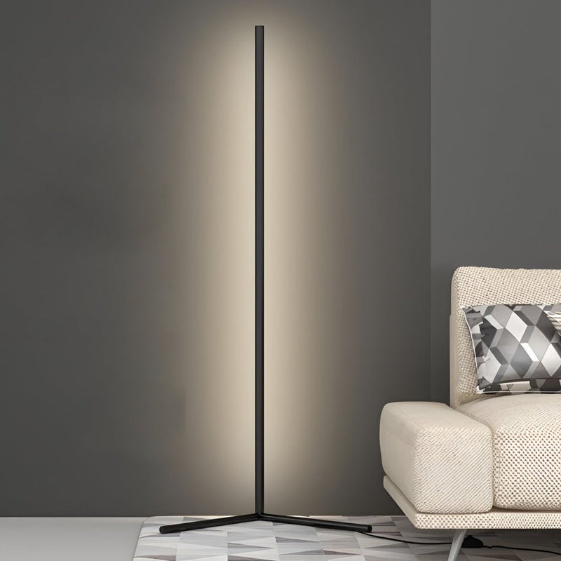 RGB Dimmable LED Corner Floor Lamp with Remote Control - Modern Adjustable Lighting for Home Decor